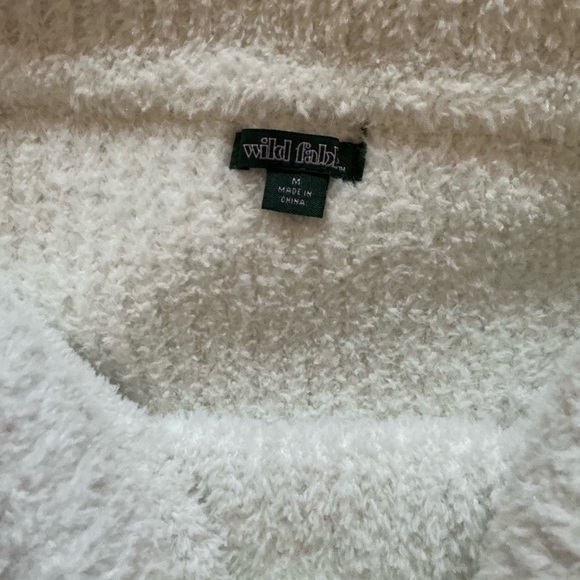 Wild Fable Off-Shoulder White Sweater Dress - Picture 2 of 3